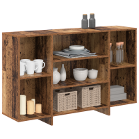 Produktbild för Sideboard Gammalt trä 120 x 30 x 75 cm Konstruerat trä
