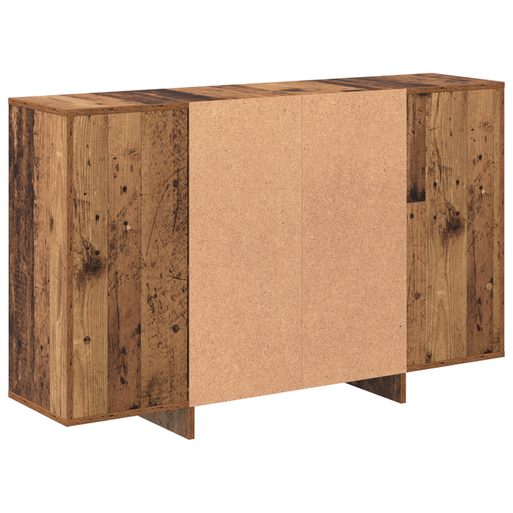 Produktbild för Sideboard Gammalt trä 120 x 30 x 75 cm Konstruerat trä
