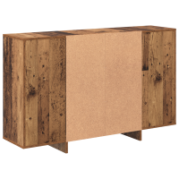 Produktbild för Sideboard Gammalt trä 120 x 30 x 75 cm Konstruerat trä
