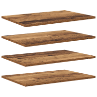 Produktbild för Bokhylla Bräda 4 pcs Brun 60 x 40 x 1,5 cm Konstruerat trä