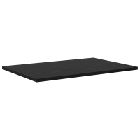 Produktbild för Bokhylla Bräda 4 pcs Svart 60 x 40 x 1,5 cm Konstruerat trä