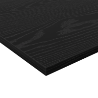 Produktbild för Bokhylla Bräda 4 pcs Svart 60 x 40 x 1,5 cm Konstruerat trä