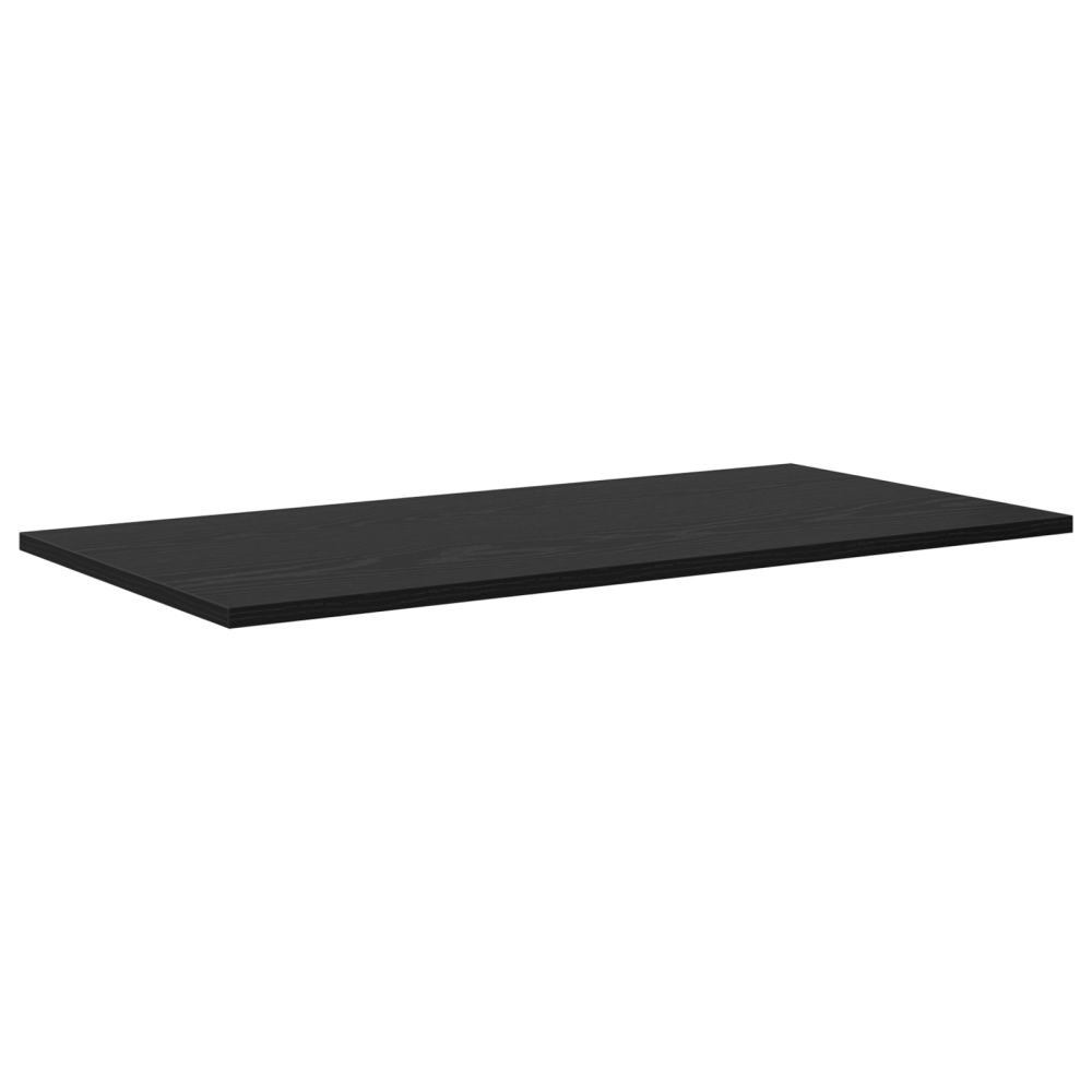 Produktbild för Bokhylla Bräda 4 pcs Svart 80 x 40 x 1,5 cm Konstruerat trä