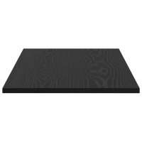 Produktbild för Bokhylla Bräda 4 pcs Svart 80 x 40 x 1,5 cm Konstruerat trä