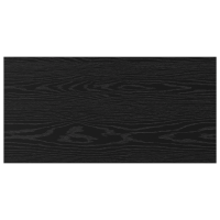 Produktbild för Bokhylla Bräda 4 pcs Svart 80 x 40 x 1,5 cm Konstruerat trä