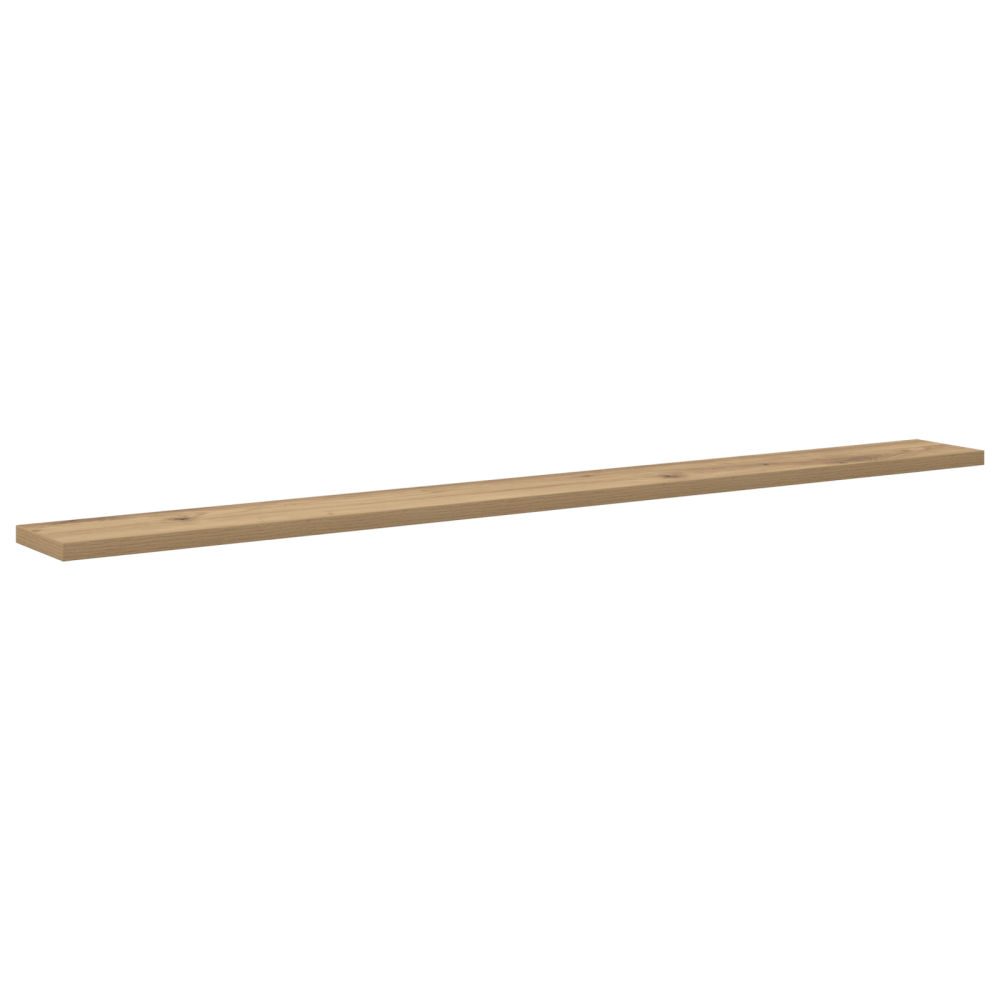 Produktbild för Bokhylla Bräda 4 pcs Brun 100 x 10 x 1,5 cm Konstruerat trä