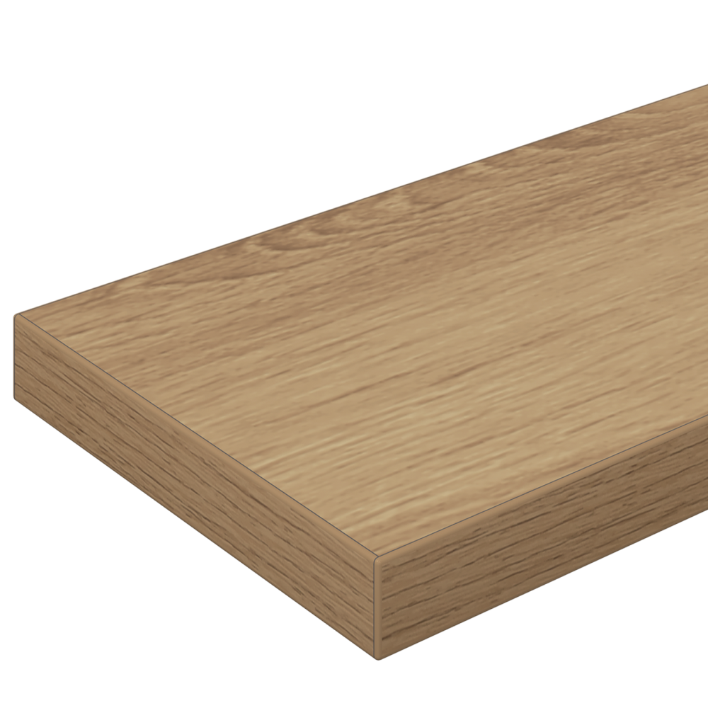 Produktbild för Bokhylla Bräda 4 pcs Brun 100 x 10 x 1,5 cm Konstruerat trä