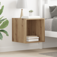 Produktbild för Väggskåp med hylla Artisan Ek 37 x 37 x 37 cm Konstruerat trä