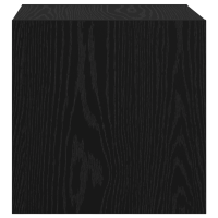 Produktbild för Väggskåp med hylla Svart Ek 37 x 37 x 37 cm Konstruerat trä