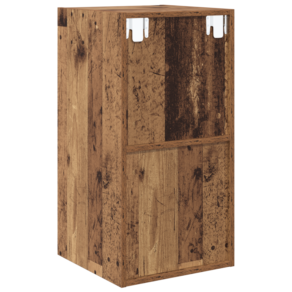 Produktbild för TV-bänkset Gammalt trä 37 x 37 x 72 cm Konstruerat trä