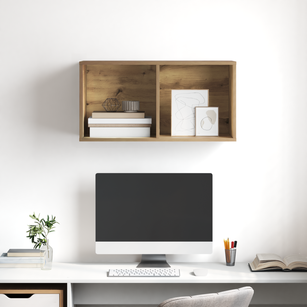 Produktbild för TV-bänkset 37 x 37 x 72 cm Artisan Ek Konstruerat trä
