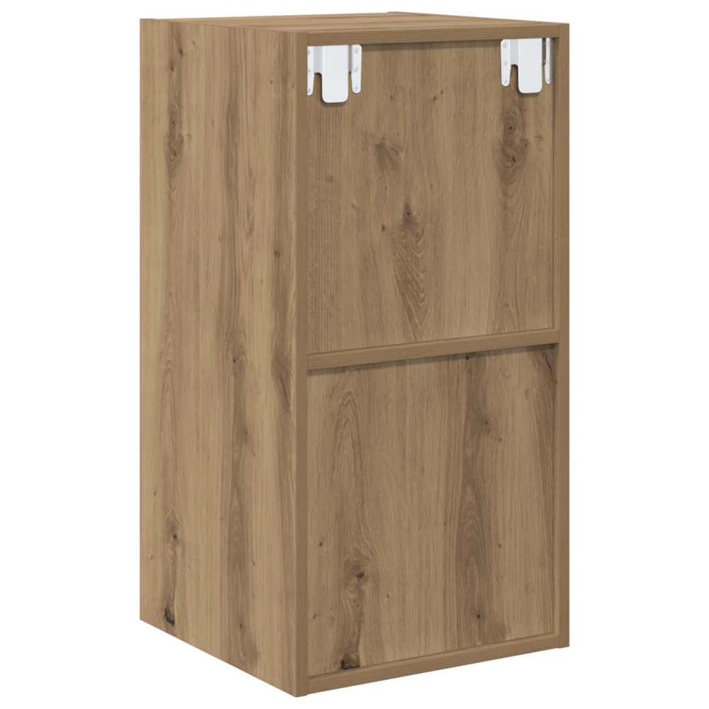 Produktbild för TV-bänkset 37 x 37 x 72 cm Artisan Ek Konstruerat trä