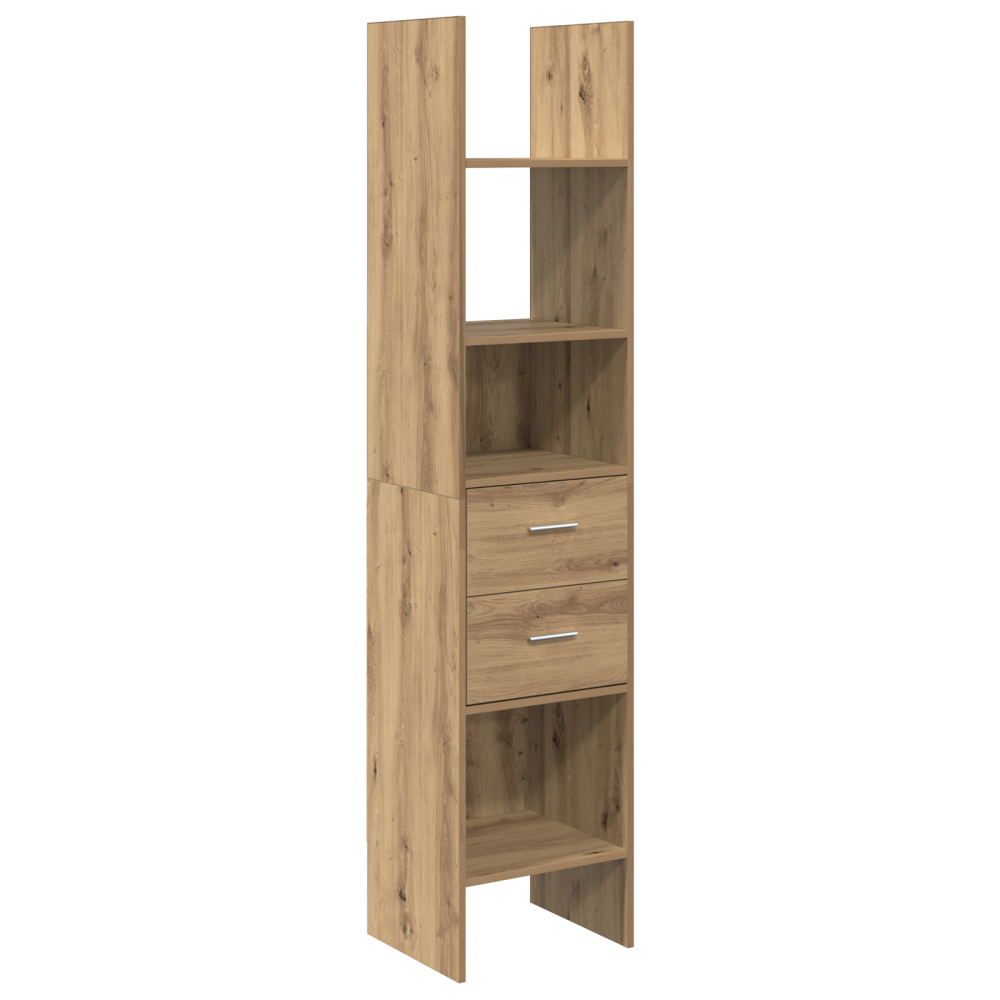 Produktbild för Bokskåp artisan ek 40 x 35 x 180 cm Konstruerat trä