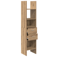 Produktbild för Bokskåp artisan ek 40 x 35 x 180 cm Konstruerat trä