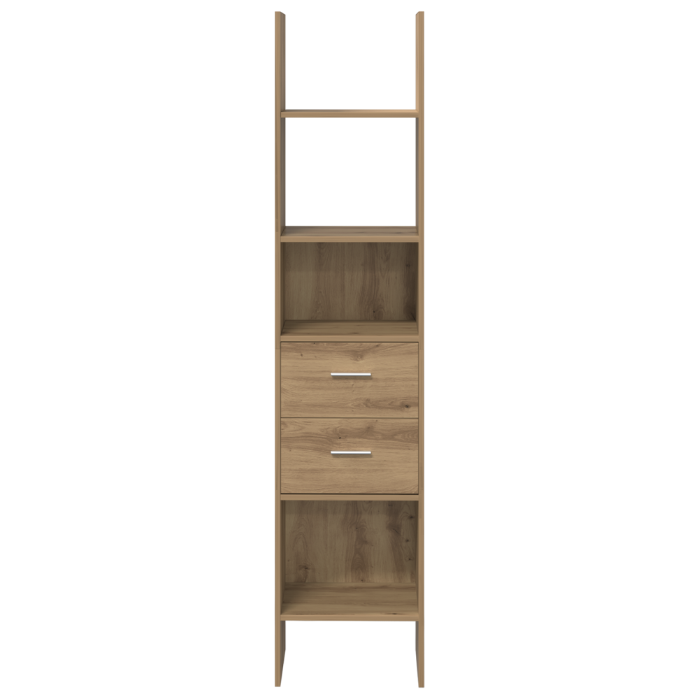 Produktbild för Bokskåp artisan ek 40 x 35 x 180 cm Konstruerat trä