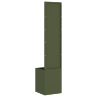 Produktbild för Trädgårds integritetsskärm Olivgrön 32 x 150 cm Kallvalsat stål