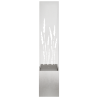 Produktbild för Trädgårds integritetsskärm Silver 32 x 150 cm Rostfritt stål