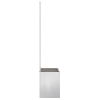 Produktbild för Trädgårds integritetsskärm Silver 50 x 150 cm Rostfritt stål