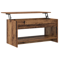 Produktbild för Kaffeebord Gammalt trä 80 x 50,5 x 41,5 cm Konstruerat trä