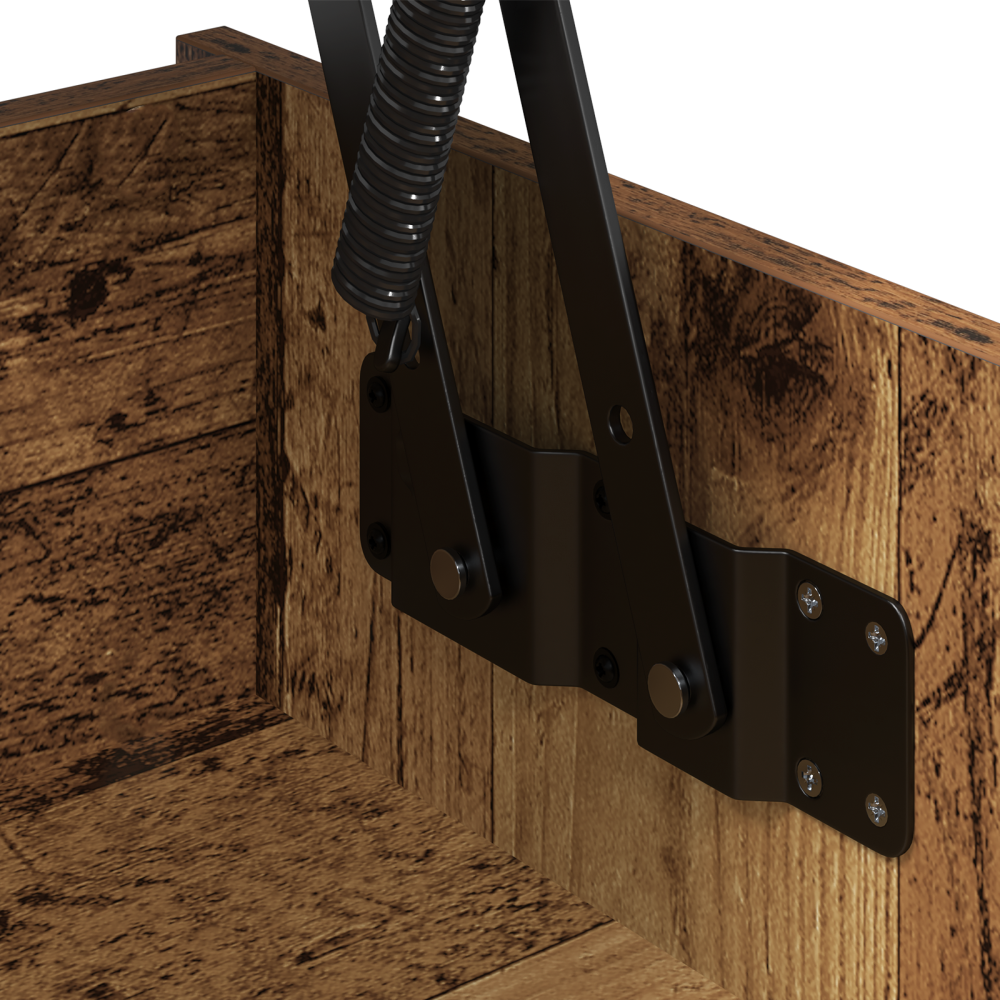 Produktbild för Kaffeebord Gammalt trä 80 x 50,5 x 41,5 cm Konstruerat trä