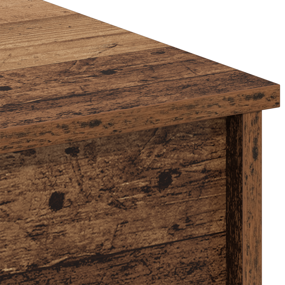 Produktbild för Kaffeebord Gammalt trä 80 x 50,5 x 41,5 cm Konstruerat trä