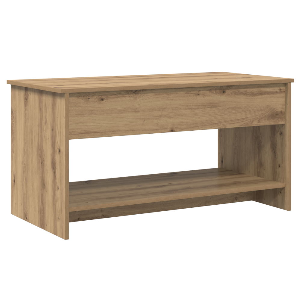 Produktbild för Kaffeebord Artisan Ek 80 x 50,5 x 41,5 cm Konstruerat trä