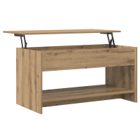 Produktbild för Kaffeebord Artisan Ek 80 x 50,5 x 41,5 cm Konstruerat trä