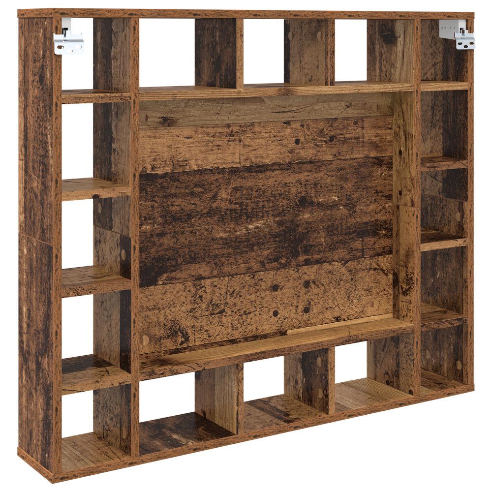 Produktbild för Spegelskåp Gammalt trä 91 x 15 x 76,5 cm Konstruerat trä