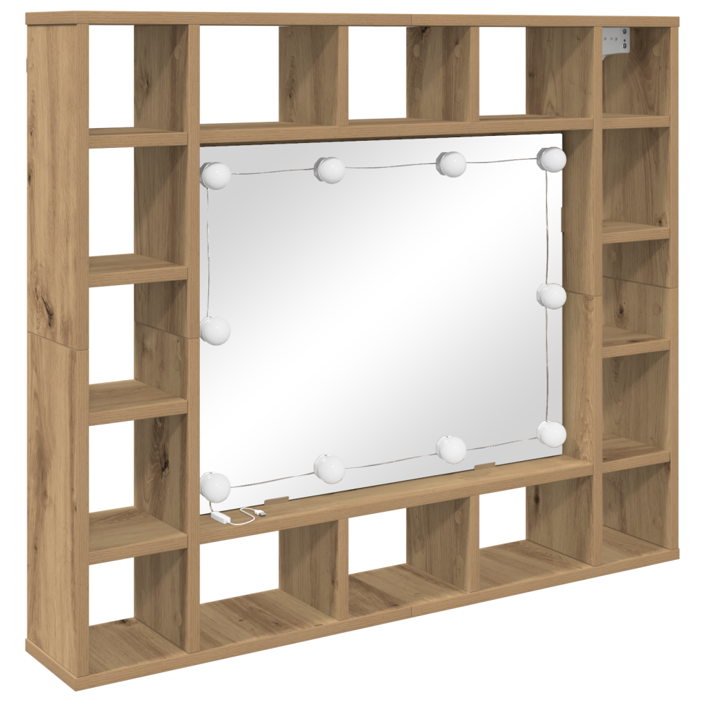 Produktbild för Spegelskåp Artisan Ek 91 x 15 x 76,5 cm Konstruerat trä