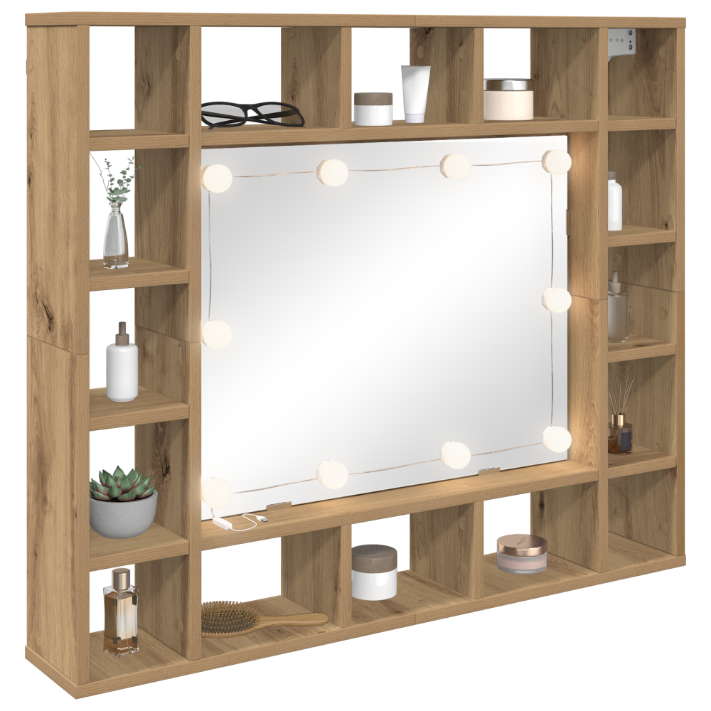 Produktbild för Spegelskåp Artisan Ek 91 x 15 x 76,5 cm Konstruerat trä