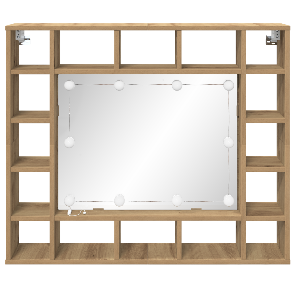 Produktbild för Spegelskåp Artisan Ek 91 x 15 x 76,5 cm Konstruerat trä