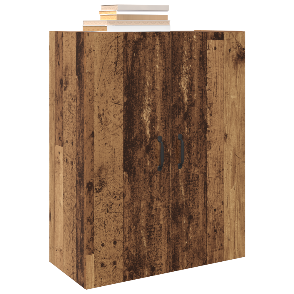 Produktbild för Väggskåp Gammalt trä 69,5 x 34 x 90 cm Konstruerat trä
