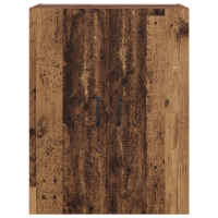 Produktbild för Väggskåp Gammalt trä 69,5 x 34 x 90 cm Konstruerat trä
