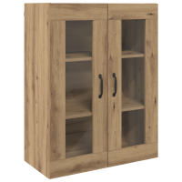 Produktbild för Förvaringsskåp Väggmonterad Artisan Ek 69,5 x 34 x 90 cm