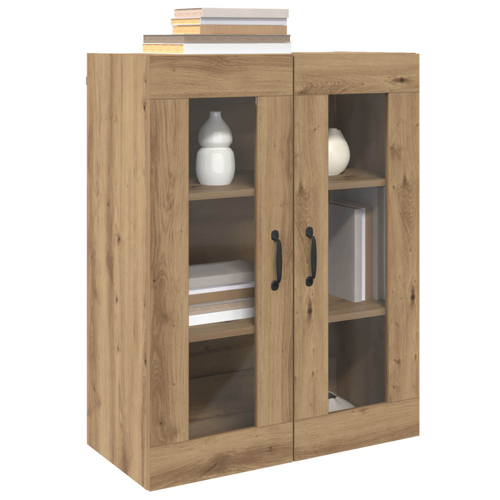 Produktbild för Förvaringsskåp Väggmonterad Artisan Ek 69,5 x 34 x 90 cm