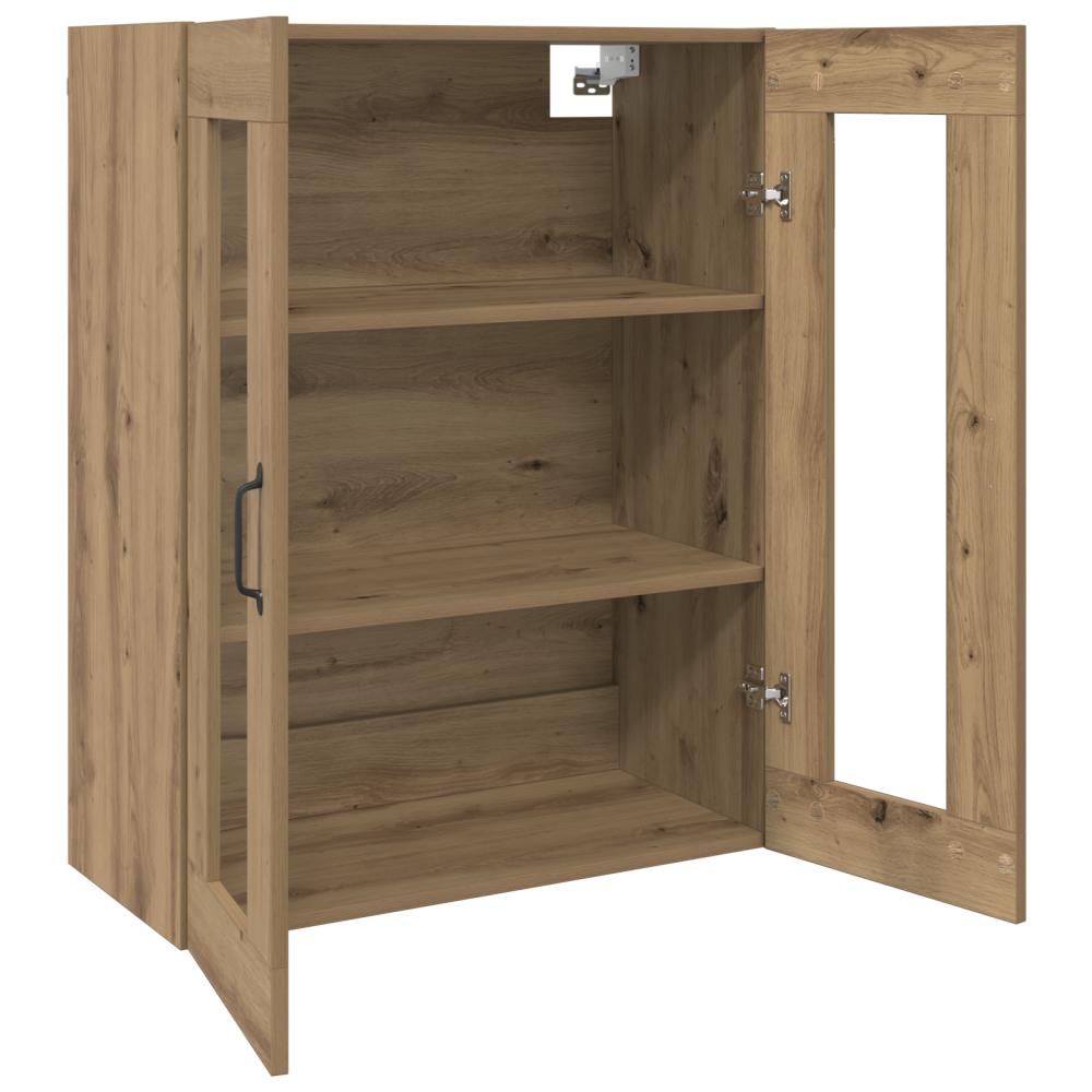Produktbild för Förvaringsskåp Väggmonterad Artisan Ek 69,5 x 34 x 90 cm