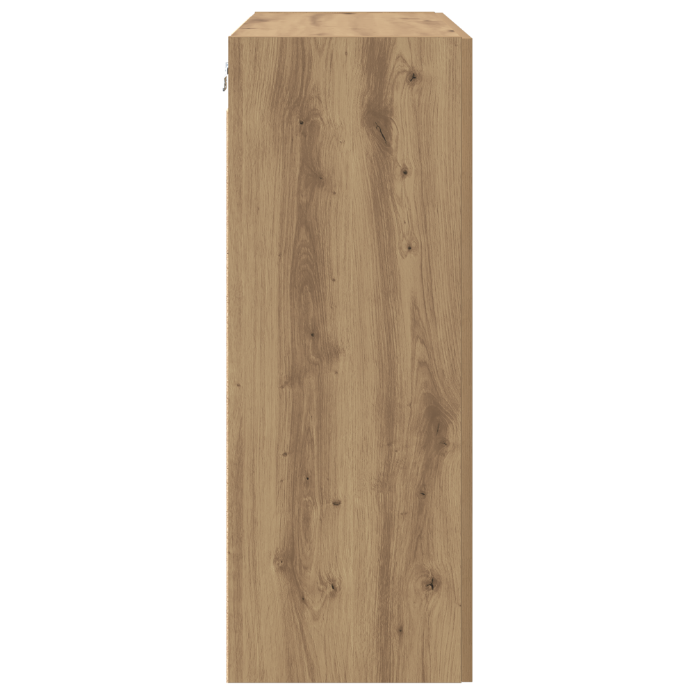 Produktbild för Förvaringsskåp Väggmonterad Artisan Ek 69,5 x 34 x 90 cm