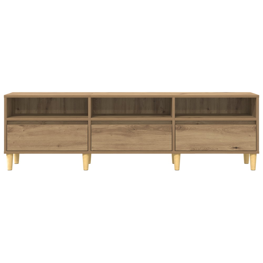 Produktbild för TV-skåp 150 x 30 x 45 cm Artisan Ek Konstruerat trä