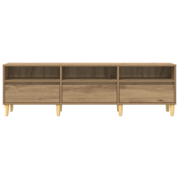 Produktbild för TV-skåp 150 x 30 x 45 cm Artisan Ek Konstruerat trä