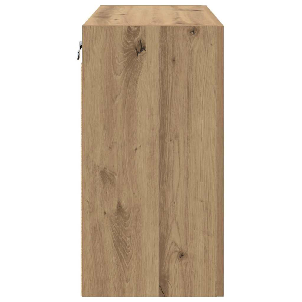 Produktbild för Väggmonterat skåp Artisan Ek 60 x 31 x 60 cm Konstruerat trä