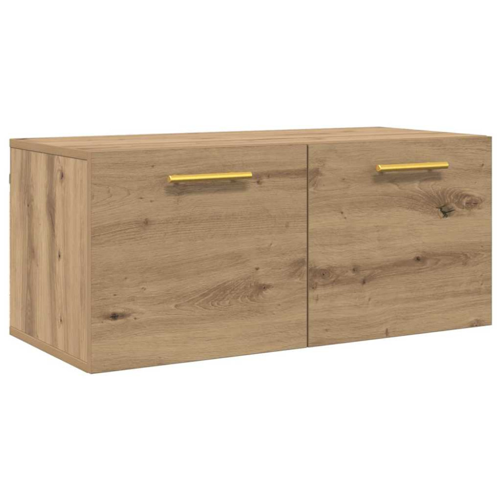 Produktbild för Väggskåp artisan ek 80 x 36.5 x 35 cm Konstruerat trä