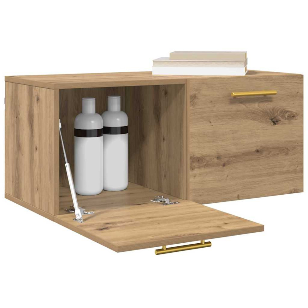 Produktbild för Väggskåp artisan ek 80 x 36.5 x 35 cm Konstruerat trä