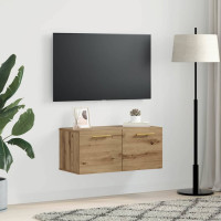 Produktbild för Väggskåp artisan ek 80 x 36.5 x 35 cm Konstruerat trä