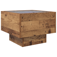 Produktbild för Kaffeebord Gammalt trä 40 x 40 x 30 cm Konstruerat trä