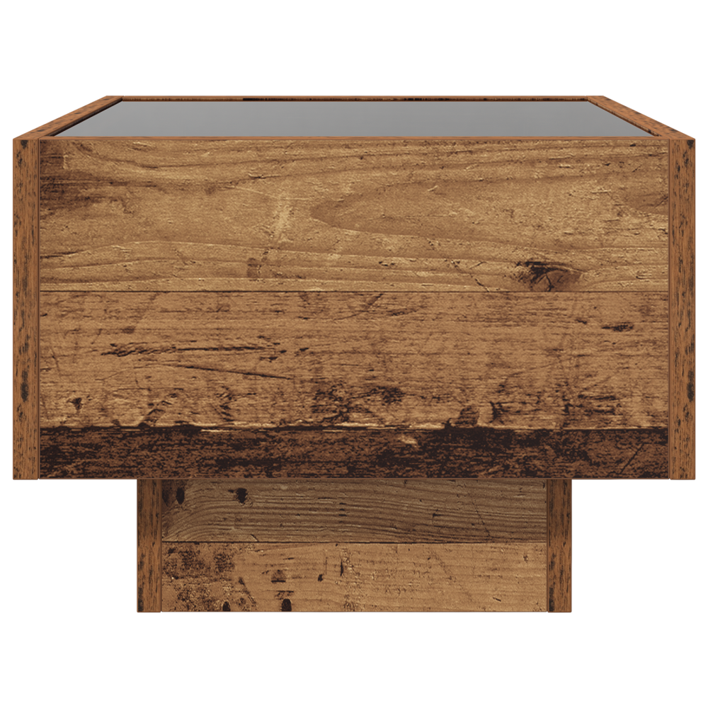 Produktbild för Kaffeebord Gammalt trä 40 x 40 x 30 cm Konstruerat trä