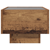Produktbild för Kaffeebord Gammalt trä 40 x 40 x 30 cm Konstruerat trä