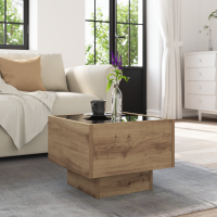 Produktbild för Kaffeebord artisan ek 40 x 40 x 30 cm Konstruerat trä
