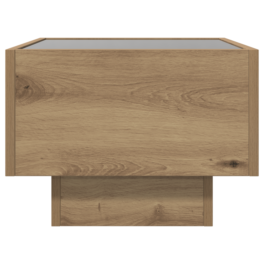 Produktbild för Kaffeebord artisan ek 40 x 40 x 30 cm Konstruerat trä
