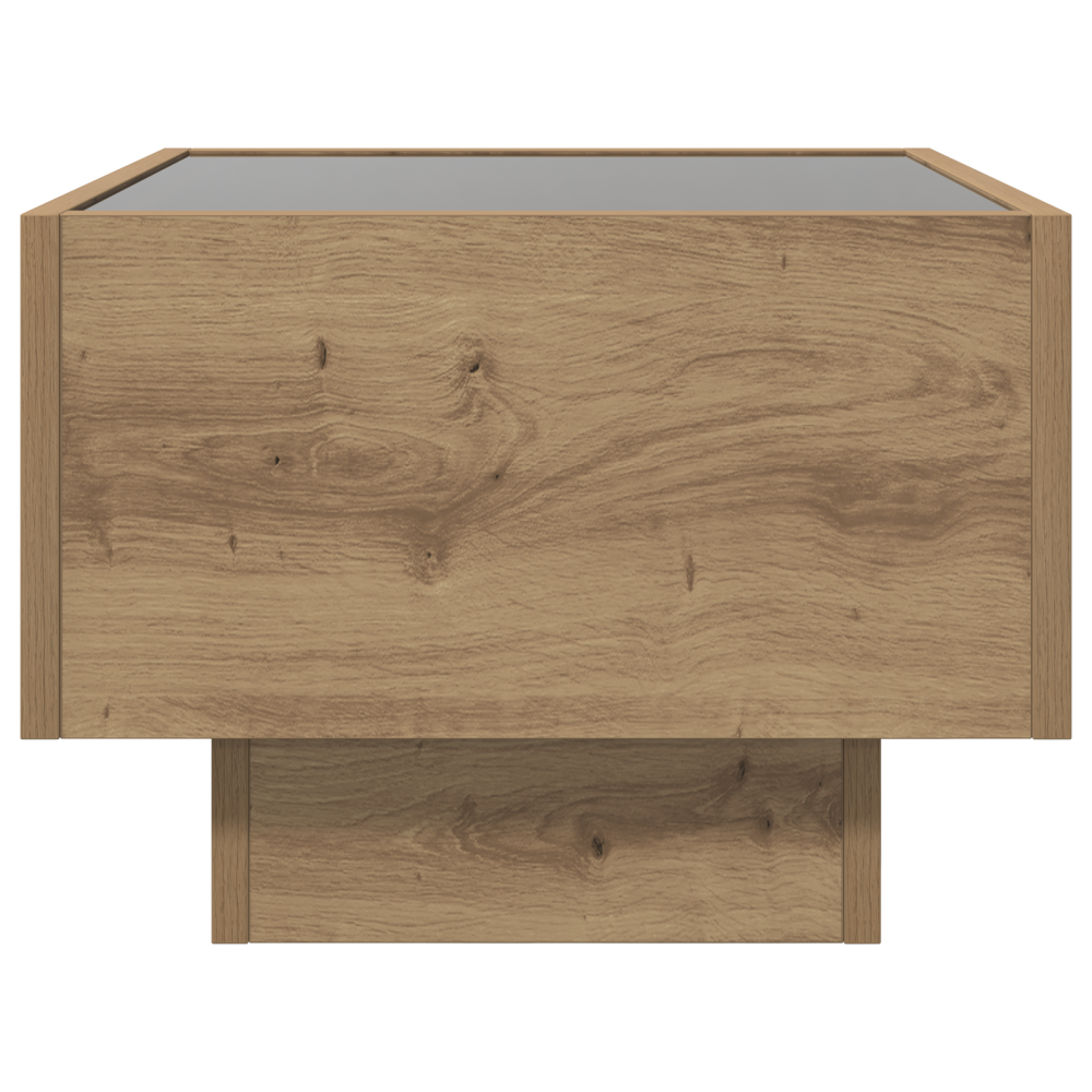 Produktbild för Kaffeebord artisan ek 40 x 40 x 30 cm Konstruerat trä
