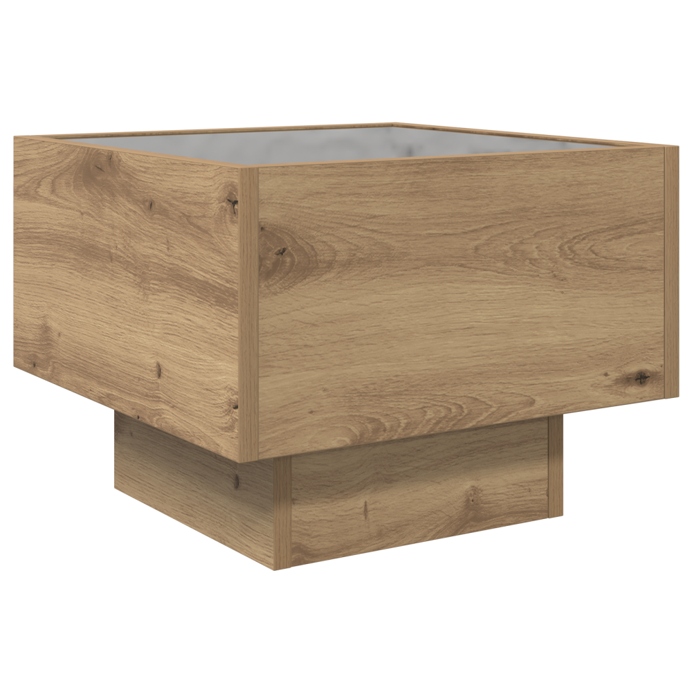 Produktbild för Kaffeebord artisan ek 40 x 40 x 30 cm Konstruerat trä
